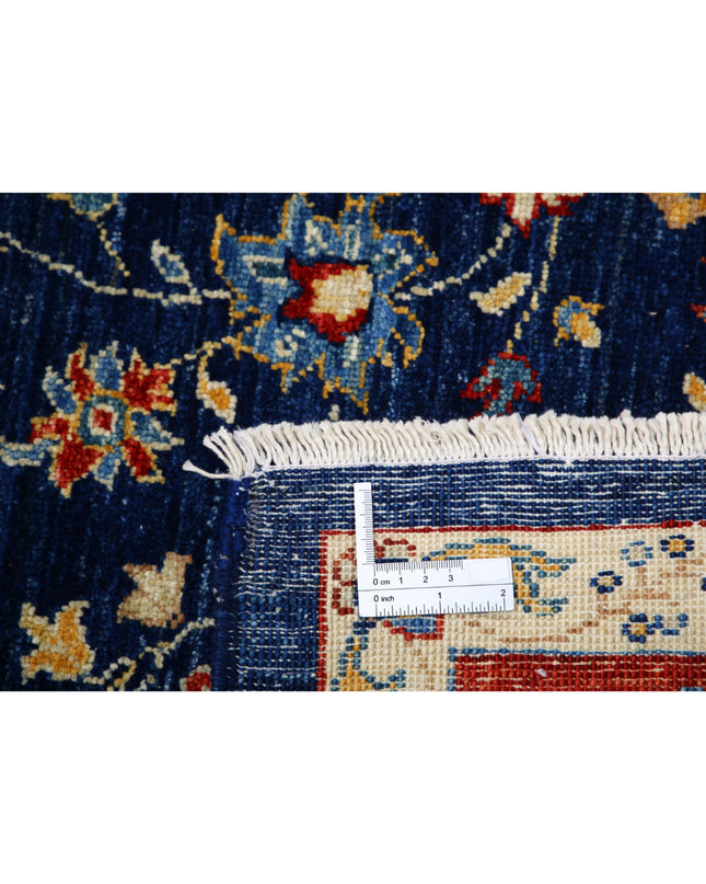 Ziegler 5' 7" X 7' 10" Hand Knotted Wool Rug 5' 7" X 7' 10" (170 X 239) / Blue / Wool