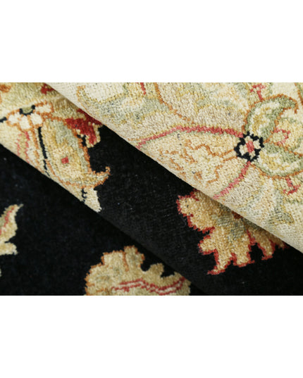 Ziegler 9' 10" X 13' 6" Hand Knotted Wool Rug 9' 10" X 13' 6" (300 X 411) / Black / Wool