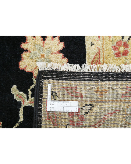 Ziegler 9' 10" X 13' 6" Hand Knotted Wool Rug 9' 10" X 13' 6" (300 X 411) / Black / Wool