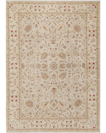 Ziegler 9' 8" X 13' 10" Hand Knotted Wool Rug 9' 8" X 13' 10" (295 X 422) / Blue / Wool