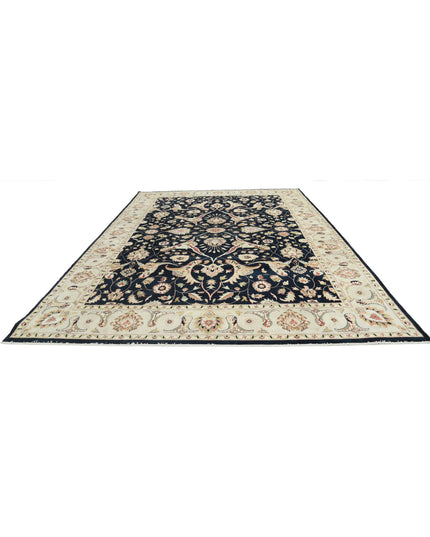 Ziegler 10' 0" X 13' 8" Hand Knotted Wool Rug 10' 0" X 13' 8" (305 X 417) / Black / Wool