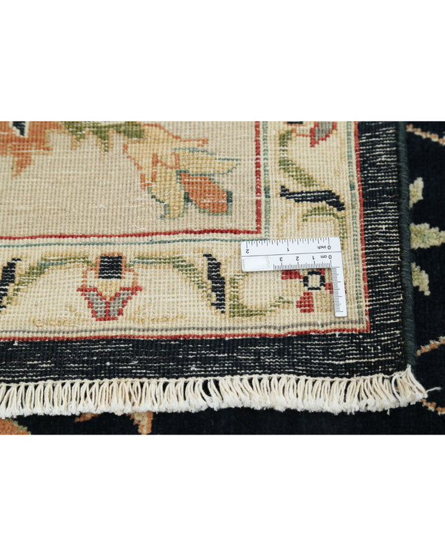 Ziegler 10' 0" X 13' 8" Hand Knotted Wool Rug 10' 0" X 13' 8" (305 X 417) / Black / Wool