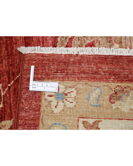 Ziegler 10' 2" X 12' 9" Hand Knotted Wool Rug 10' 2" X 12' 9" (310 X 389) / Red / Wool