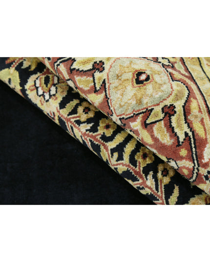 Ziegler 9' 10" X 13' 7" Hand Knotted Wool Rug 9' 10" X 13' 7" (300 X 414) / Black / Wool
