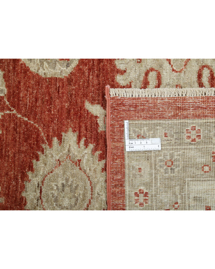 Ziegler 9' 7" X 11' 11" Hand Knotted Wool Rug 9' 7" X 11' 11" (292 X 363) / Red / Wool