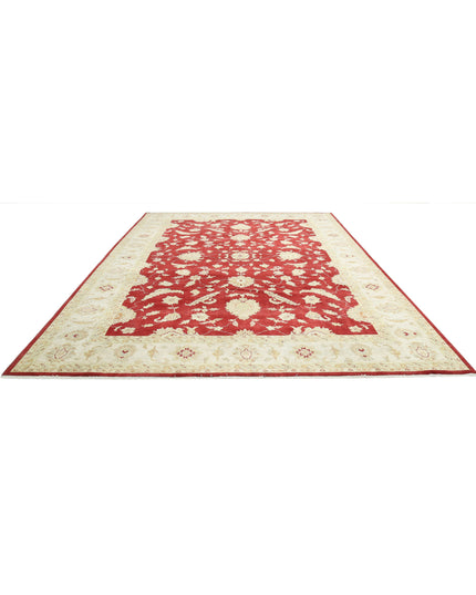 Ziegler 9' 10" X 14' 0" Hand Knotted Wool Rug 9' 10" X 14' 0" (300 X 427) / Red / Wool