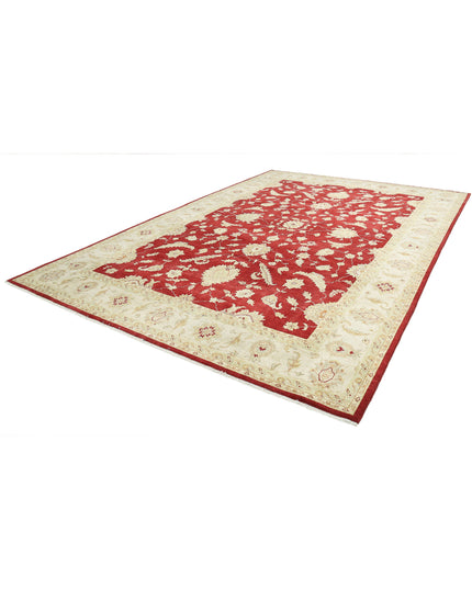 Ziegler 9' 10" X 14' 0" Hand Knotted Wool Rug 9' 10" X 14' 0" (300 X 427) / Red / Wool