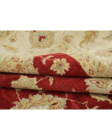 Ziegler 9' 10" X 14' 0" Hand Knotted Wool Rug 9' 10" X 14' 0" (300 X 427) / Red / Wool