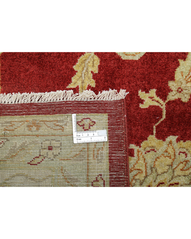 Ziegler 9' 10" X 14' 0" Hand Knotted Wool Rug 9' 10" X 14' 0" (300 X 427) / Red / Wool