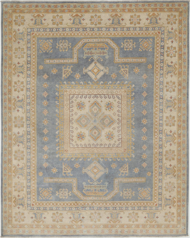 Ziegler 7' 11" X 9' 9" Hand Knotted Wool Rug 7' 11" X 9' 9" (241 X 297) / Blue / Wool