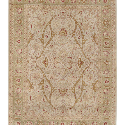 Ziegler 8' 11" X 12' 1" Hand Knotted Wool Rug 8' 11" X 12' 1" (272 X 368) / Green / Wool