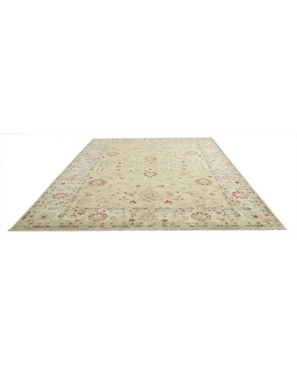 Ziegler 9' 1" X 12' 6" Hand Knotted Wool Rug 9' 1" X 12' 6" (277 X 381) / Gold / Wool