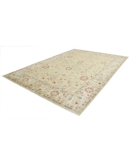 Ziegler 9' 1" X 12' 6" Hand Knotted Wool Rug 9' 1" X 12' 6" (277 X 381) / Gold / Wool