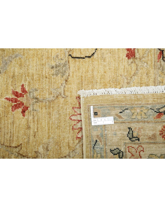 Ziegler 9' 1" X 12' 6" Hand Knotted Wool Rug 9' 1" X 12' 6" (277 X 381) / Gold / Wool