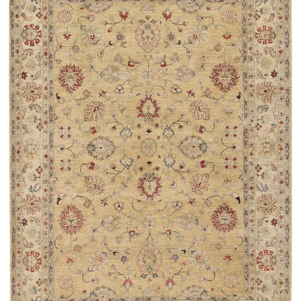 Ziegler 9' 1" X 12' 6" Hand Knotted Wool Rug 9' 1" X 12' 6" (277 X 381) / Gold / Wool