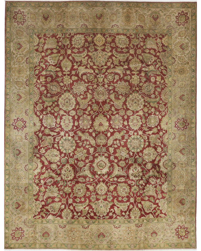 Ziegler 8' 8" X 11' 4" Hand Knotted Wool Rug 8' 8" X 11' 4" (264 X 345) / Ivory / Wool