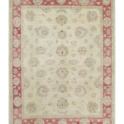 Ziegler 9' 7" X 13' 1" Hand Knotted Wool Rug 9' 7" X 13' 1" (292 X 399) / Beige / Wool