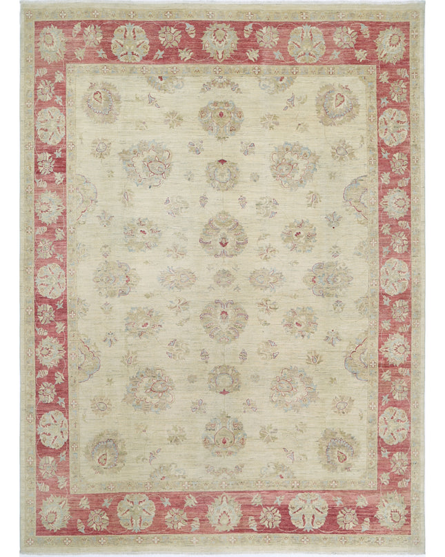 Ziegler 9' 7" X 13' 1" Hand Knotted Wool Rug 9' 7" X 13' 1" (292 X 399) / Beige / Wool
