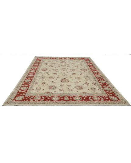 Ziegler 8' 1" X 11' 4" Hand Knotted Wool Rug 8' 1" X 11' 4" (246 X 345) / Ivory / Wool