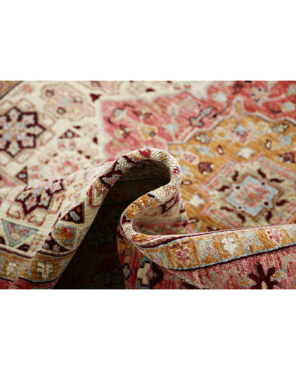 Ziegler 5' 7" X 7' 10" Hand Knotted Wool Rug 5' 7" X 7' 10" (170 X 239) / Ivory / Wool