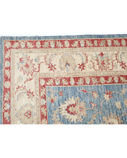 Ziegler 5' 7" X 7' 10" Hand Knotted Wool Rug 5' 7" X 7' 10" (170 X 239) / Blue / Wool