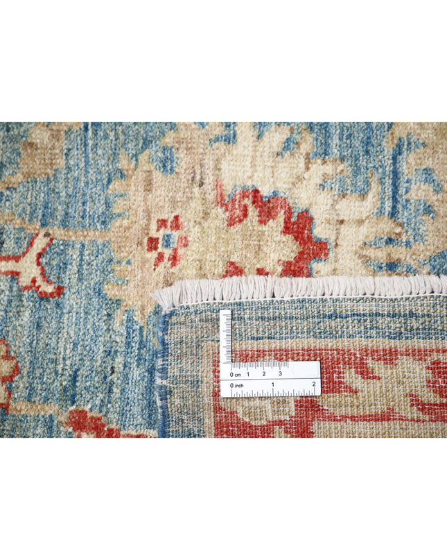 Ziegler 5' 7" X 7' 10" Hand Knotted Wool Rug 5' 7" X 7' 10" (170 X 239) / Blue / Wool