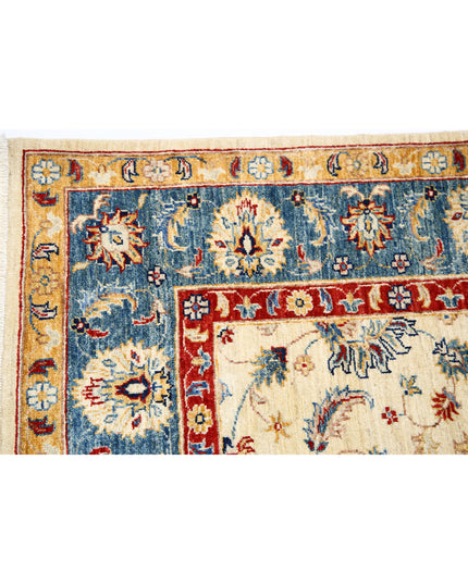 Ziegler 5' 10" X 7' 6" Hand Knotted Wool Rug 5' 10" X 7' 6" (178 X 229) / Ivory / Wool