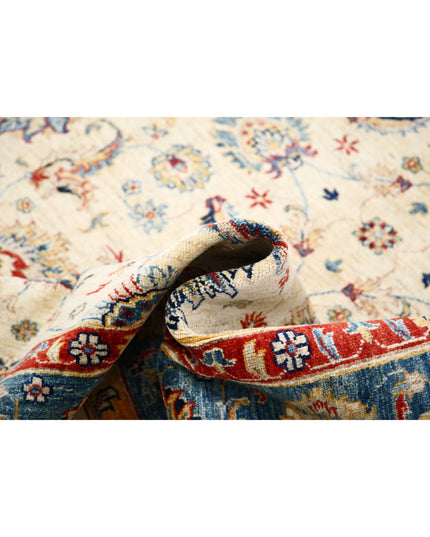 Ziegler 5' 10" X 7' 6" Hand Knotted Wool Rug 5' 10" X 7' 6" (178 X 229) / Ivory / Wool