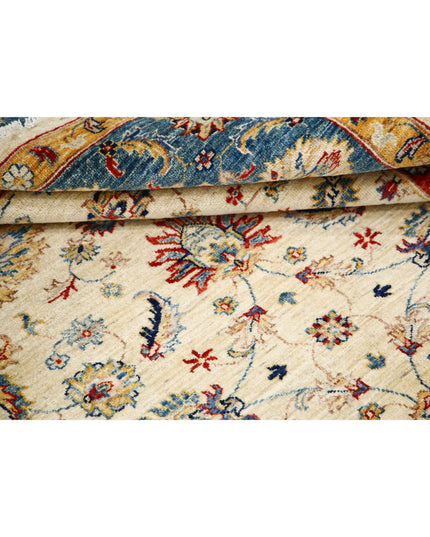 Ziegler 5' 10" X 7' 6" Hand Knotted Wool Rug 5' 10" X 7' 6" (178 X 229) / Ivory / Wool