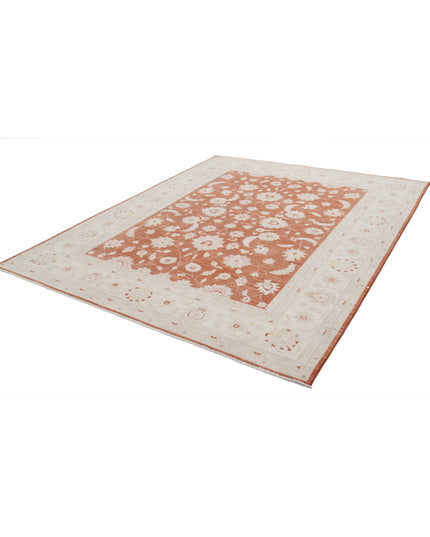 Ziegler 7' 10" X 9' 7" Hand Knotted Wool Rug 7' 10" X 9' 7" (239 X 292) / Ivory / Wool