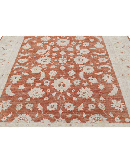 Ziegler 7' 10" X 9' 7" Hand Knotted Wool Rug 7' 10" X 9' 7" (239 X 292) / Ivory / Wool