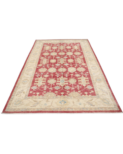 Ziegler 5' 6" X 8' 2" Hand Knotted Wool Rug 5' 6" X 8' 2" (168 X 249) / Red / Wool