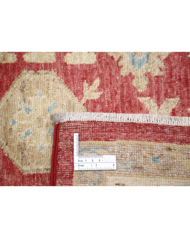 Ziegler 5' 6" X 8' 2" Hand Knotted Wool Rug 5' 6" X 8' 2" (168 X 249) / Red / Wool