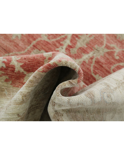Ziegler 5' 6" X 7' 9" Hand Knotted Wool Rug 5' 6" X 7' 9" (168 X 236) / Red / Wool