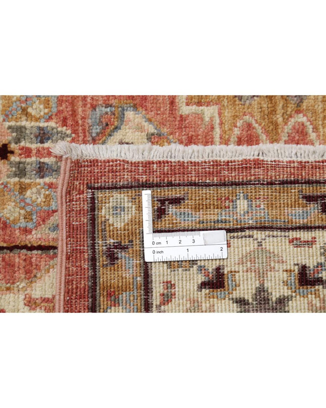 Ziegler 4' 11" X 6' 9" Hand Knotted Wool Rug 4' 11" X 6' 9" (150 X 206) / Rust / Wool