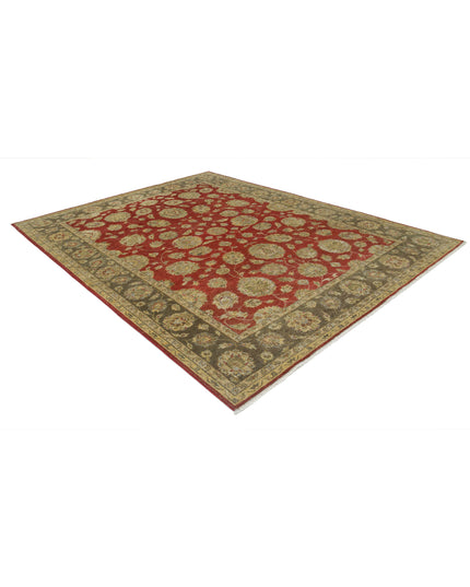 Ziegler 7' 7" X 9' 10" Hand Knotted Wool Rug 7' 7" X 9' 10" (231 X 300) / Red / Wool