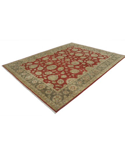 Ziegler 7' 7" X 9' 10" Hand Knotted Wool Rug 7' 7" X 9' 10" (231 X 300) / Red / Wool