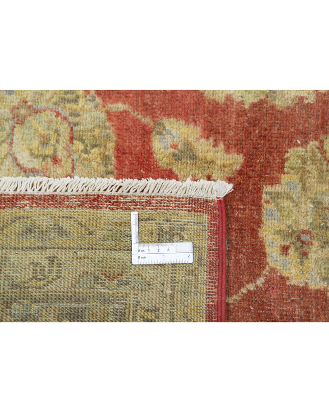 Ziegler 7' 7" X 9' 10" Hand Knotted Wool Rug 7' 7" X 9' 10" (231 X 300) / Red / Wool