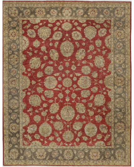 Ziegler 7' 7" X 9' 10" Hand Knotted Wool Rug 7' 7" X 9' 10" (231 X 300) / Red / Wool