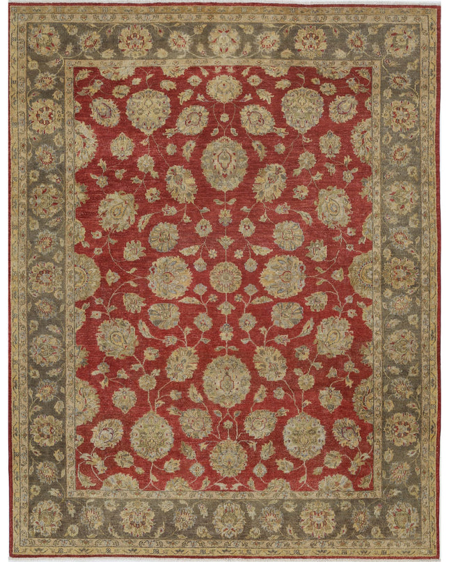 Ziegler 7' 7" X 9' 10" Hand Knotted Wool Rug 7' 7" X 9' 10" (231 X 300) / Red / Wool