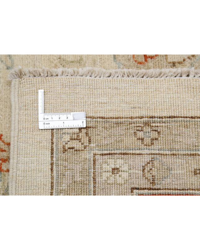 Ziegler 9' 0" X 11' 6" Hand Knotted Wool Rug 9' 0" X 11' 6" (274 X 351) / Ivory / Wool