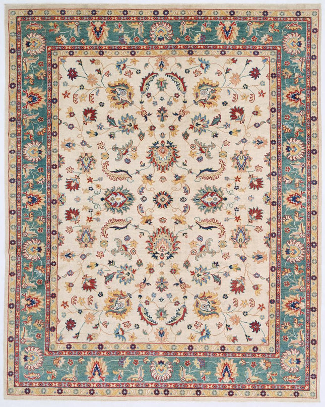Ziegler 8' 1" X 10' 0" Hand Knotted Wool Rug 8' 1" X 10' 0" (246 X 305) / Beige / Wool