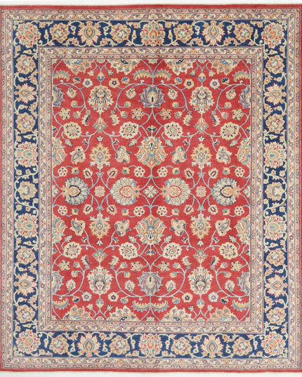 Ziegler 8' 9" X 10' 6" Hand Knotted Wool Rug 8' 9" X 10' 6" (267 X 320) / Red / Wool
