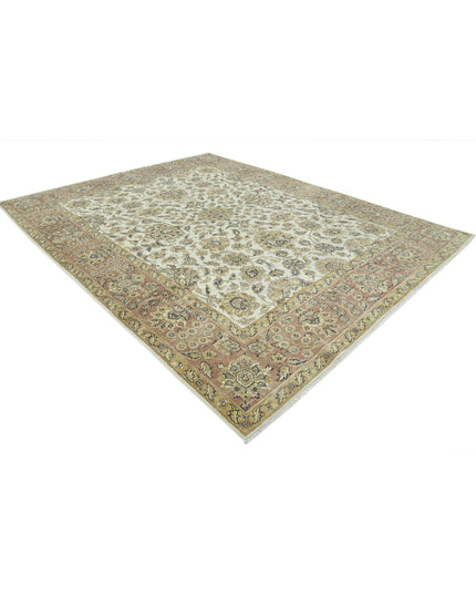 Ziegler 8' 11" X 11' 4" Hand Knotted Wool Rug 8' 11" X 11' 4" (272 X 345) / Ivory / Wool