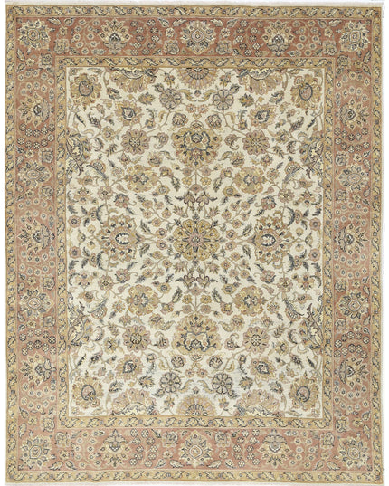 Ziegler 8' 11" X 11' 4" Hand Knotted Wool Rug 8' 11" X 11' 4" (272 X 345) / Ivory / Wool