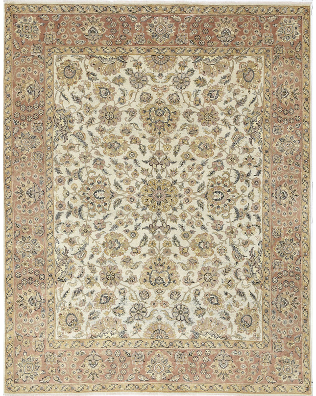 Ziegler 8' 11" X 11' 4" Hand Knotted Wool Rug 8' 11" X 11' 4" (272 X 345) / Ivory / Wool