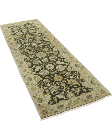 Ziegler 2' 7" X 7' 4" Hand Knotted Wool Rug 2' 7" X 7' 4" (79 X 223) / Green / Wool