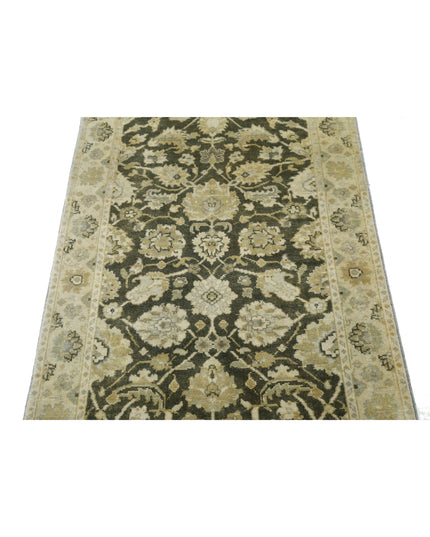 Ziegler 2' 7" X 7' 4" Hand Knotted Wool Rug 2' 7" X 7' 4" (79 X 223) / Green / Wool