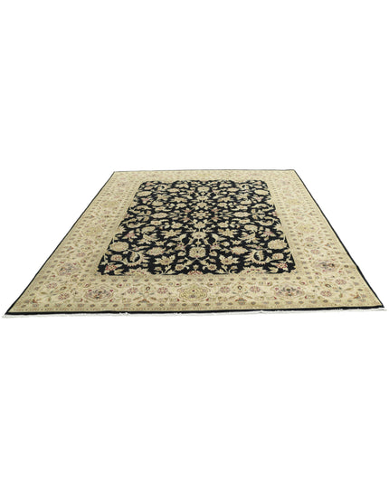 Ziegler 7' 10" X 9' 9" Hand Knotted Wool Rug 7' 10" X 9' 9" (239 X 297) / Black / Wool