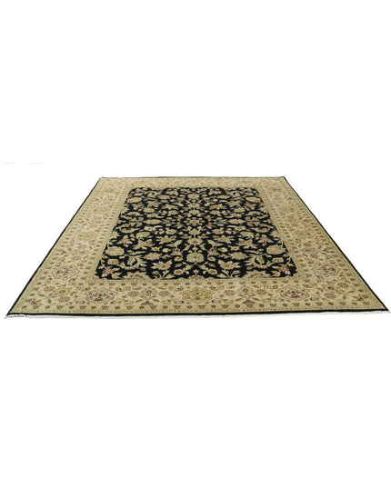 Ziegler 7' 10" X 9' 9" Hand Knotted Wool Rug 7' 10" X 9' 9" (239 X 297) / Black / Wool
